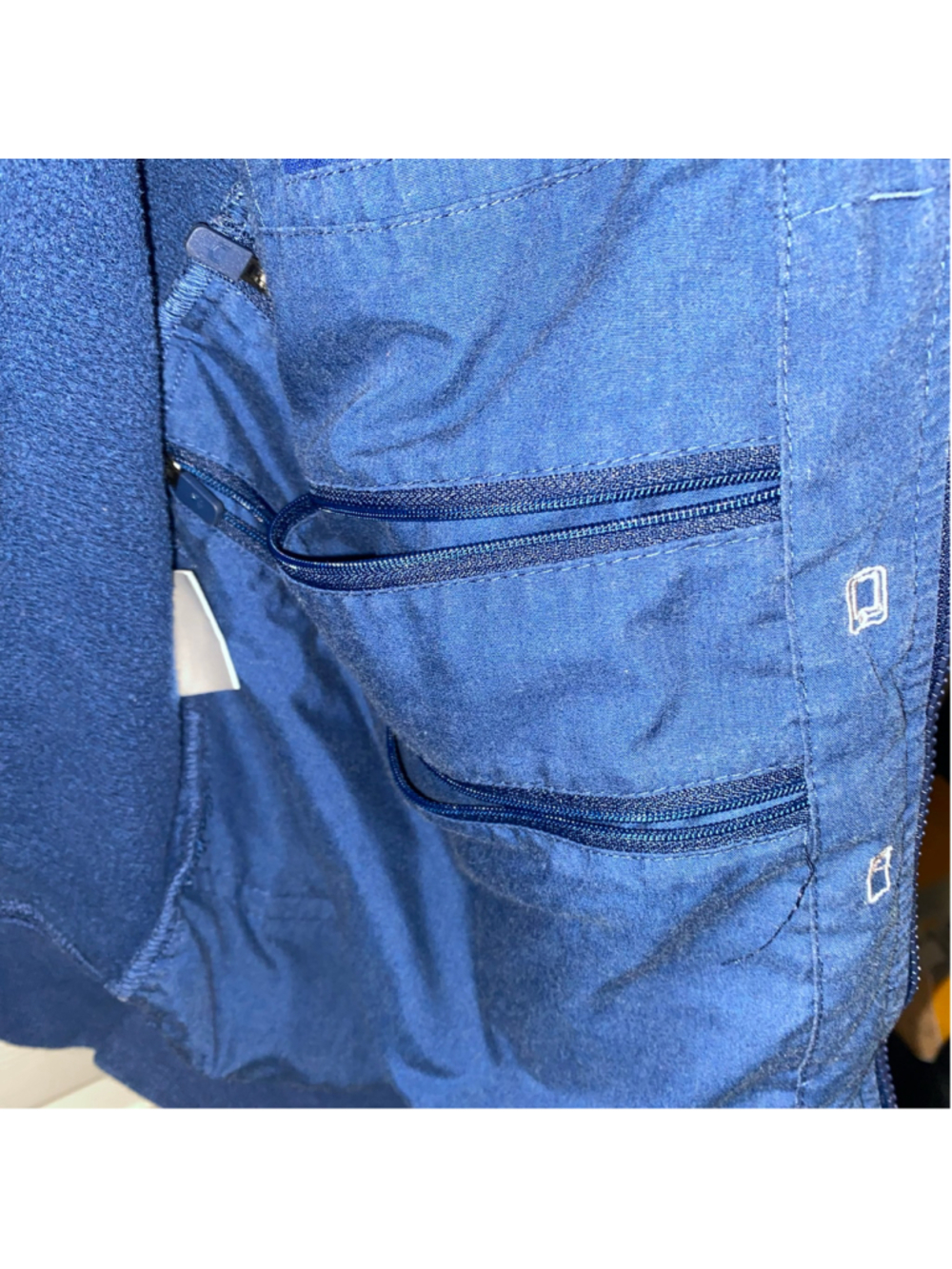 Men's Authentic SCOTTeVEST Zip-Up Hoodie, Size L, Blue - Picture 5 of 8